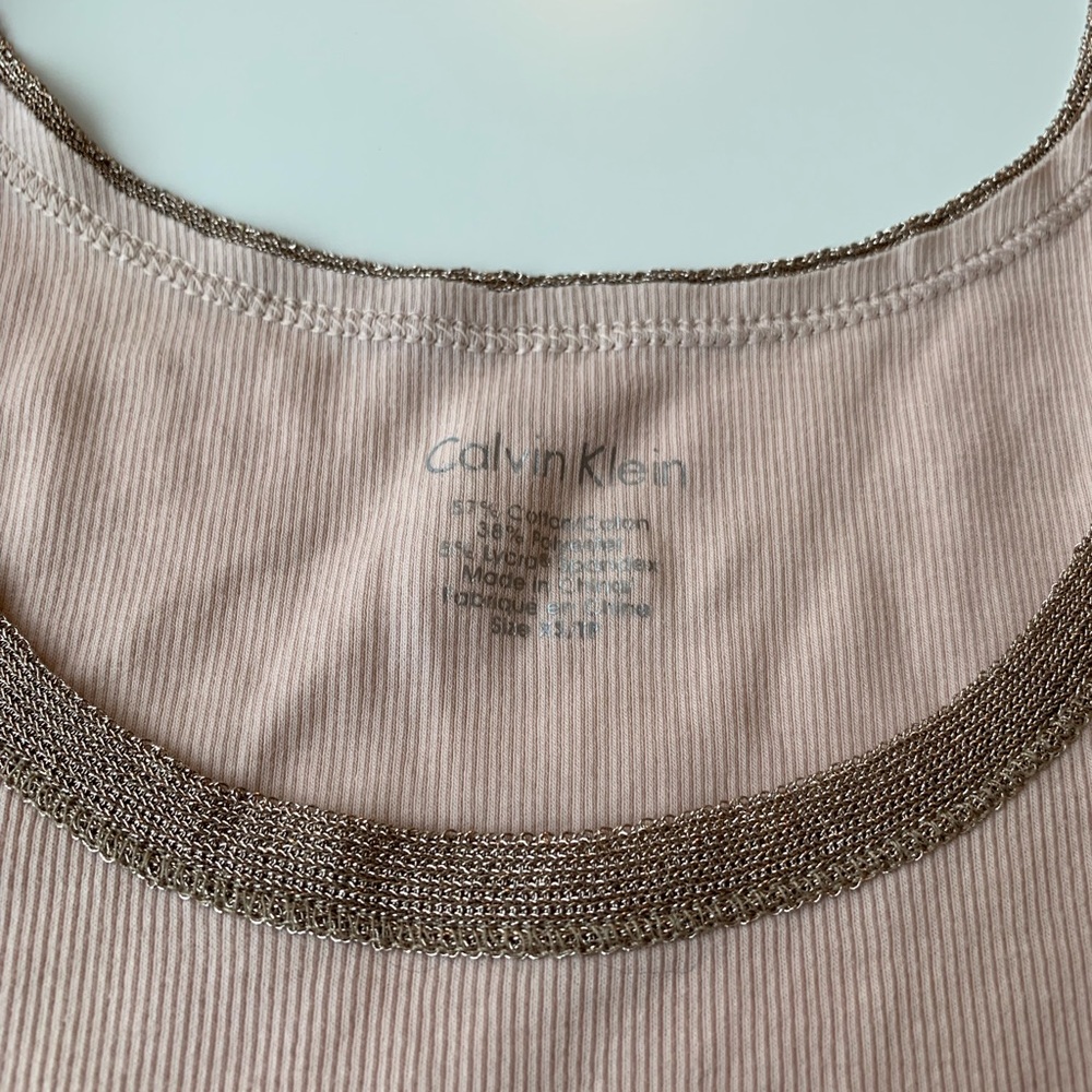 Calvin Klein Nude punk top in Perect Condition